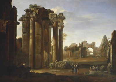 Romeinse ruïnes door Domenico Roberti